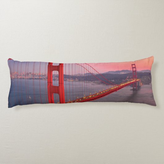 Goldene Gartbrücke Seitenschläferkissen (Rückseite)