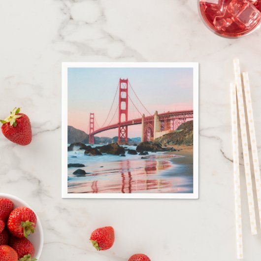 Goldene Gartbrücke Serviette (Beispiel)