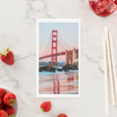 Goldene Gartbrücke Serviette (Beispiel)