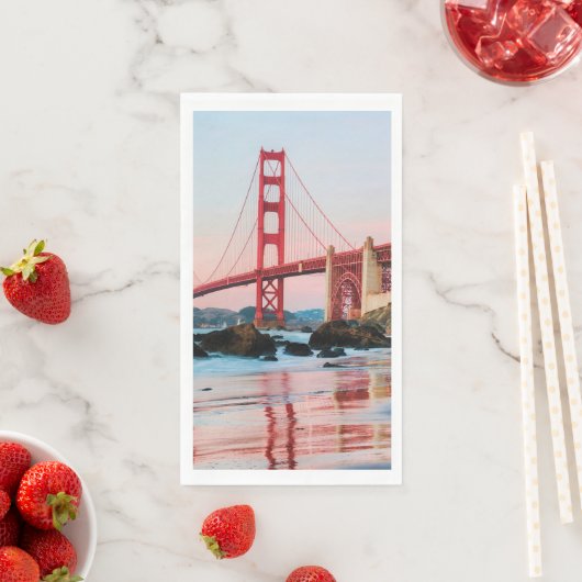 Goldene Gartbrücke Serviette (Beispiel)