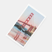 Goldene Gartbrücke Serviette (Ecke)