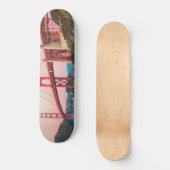 Goldene Gartbrücke Skateboard (Vorderseite)