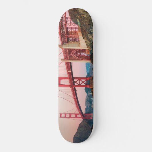 Goldene Gartbrücke Skateboard (Vorderseite)