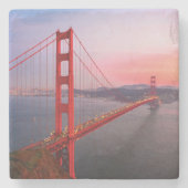 Goldene Gartbrücke Steinuntersetzer (Vorderseite)