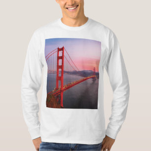 Goldene Gartbrücke T-Shirt