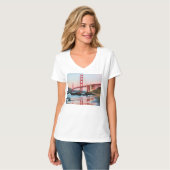 Goldene Gartbrücke T-Shirt (Vorderseite Vollansicht)