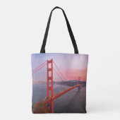 Goldene Gartbrücke Tasche (Rückseite)