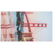 Goldene Gartbrücke Tischdecke (Vorderseite (Horizontal))