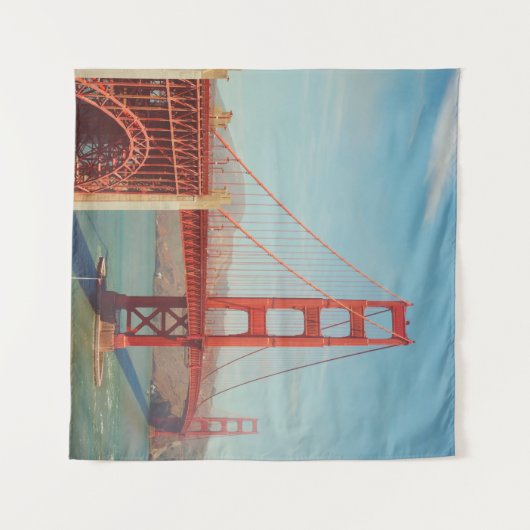 Goldene Gartbrücke Wandteppich