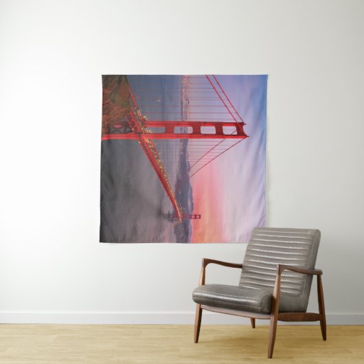 Goldene Gartbrücke Wandteppich (Beispiel (Horizontal))