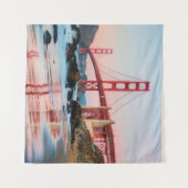 Goldene Gartbrücke Wandteppich (Vorderseite (Horizontal))