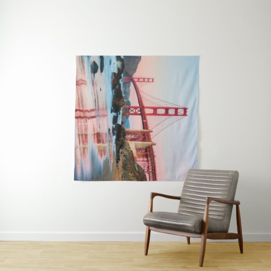 Goldene Gartbrücke Wandteppich (Beispiel (Horizontal))