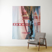 Goldene Gartbrücke Wandteppich (Beispiel)