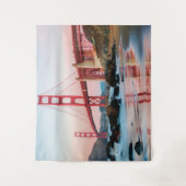 Goldene Gartbrücke Wandteppich (Vorderseite)