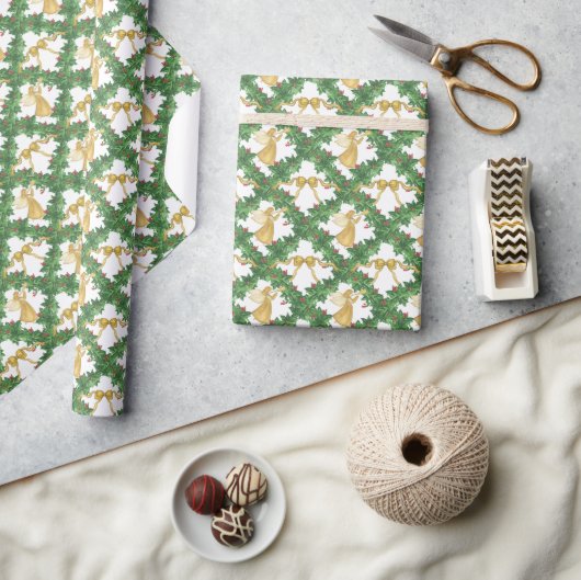 Goldene Gartenanlage Geschenkpapier (Kunsthandwerk)