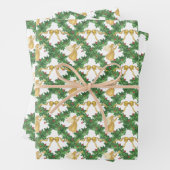 Goldene Gartenanlage Geschenkpapier Set (Beispiel)