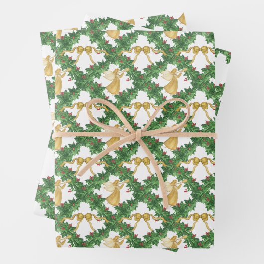 Goldene Gartenanlage Geschenkpapier Set (Beispiel)