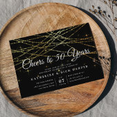 Goldene Gartenanlage | Jegliches Party zum Jahrest Einladung