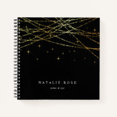 Goldene Gartenanlage Personalisiert Notizblock (Vorderseite)