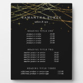 Goldene Gartenanlage | Preis- und Dienstleistungsa Fotoplatte (Vorderseite)