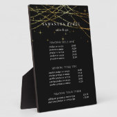 Goldene Gartenanlage | Preis- und Dienstleistungsa Fotoplatte (Seite)