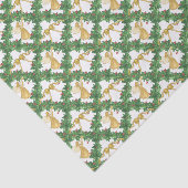 Goldene Gartenanlage Seidenpapier (Ausschnitt)