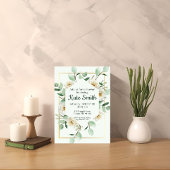 Goldene Gartendusche Einladung