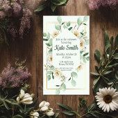 Goldene Gartendusche Einladung