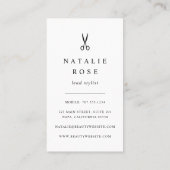 Goldene Gartenlaube Visitenkarte (Rückseite)