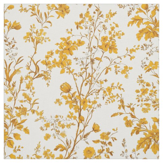 Goldene Gartentoile Stoff (Muster)