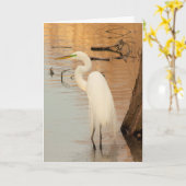 Goldene geklappte Grußkarte Karte (Gelbe Blume)