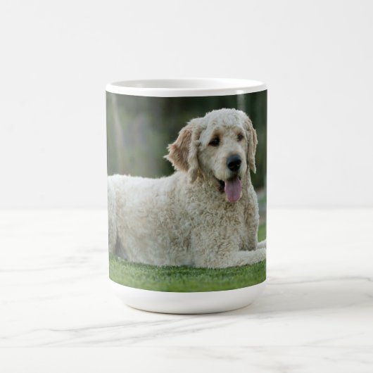 Goldene Gekritzel-Tasse Kaffeetasse (Mittel)