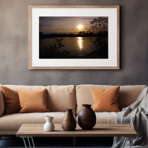 Goldene Gelassenheit: Ein Sonnenuntergang verkneif