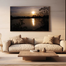 Goldene Gelassenheit: Ein Sonnenuntergang verkneif