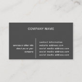 Goldene Gelassenheit Visitenkarte (Rückseite)