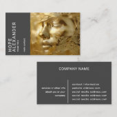Goldene Gelassenheit Visitenkarte (Vorne/Hinten)
