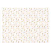 Goldene gelbe Blumen, kleine Blumendrucke Tischdecke (Vorderseite (Horizontal))