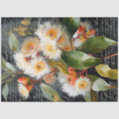 Goldene gelbe Gumnut-Decoupage Seidenpapier (Vorderseite)