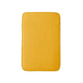 Goldene gelbe Herbstuntergang Solid Color Badematte (Vorderseite Vertikal)