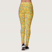 Goldene, gelbe Nuancen für Wasserfarben Leggings (Rückseite)