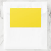 Goldene Gelbe Rechteckiger Aufkleber (Tasche)