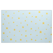 Goldene gelbe Sterne auf hellblau Stoff (Fat Quarter (45,7 x 55,9 cm))