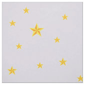 Goldene gelbe Sterne auf heller Lilac-Farbe Stoff (Muster)