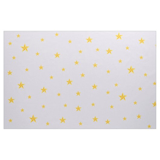 Goldene gelbe Sterne auf heller Lilac-Farbe Stoff (Fat Quarter (45,7 x 55,9 cm))