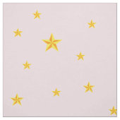 Goldene gelbe Sterne auf hellrosa Stoff (Muster)