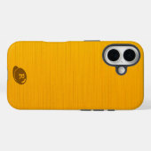 Goldene gelbe Textur Case-Mate iPhone Hülle (Rückseite (Horizontal))