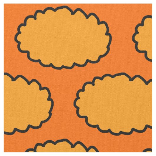 Goldene gelbe Wolke oder Blume Stoff (Nahaufnahme)