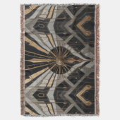 Goldene Geometrie Decke (Vorderseite Vertikal)