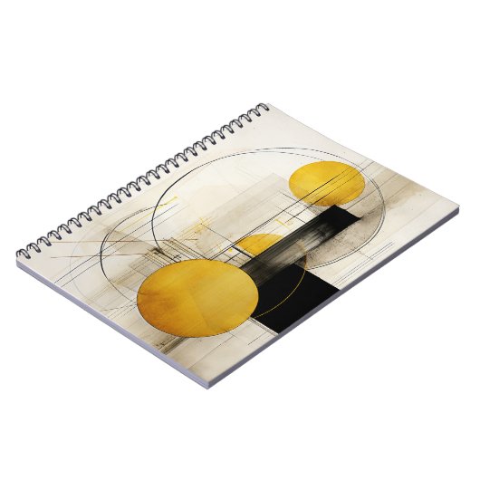 Goldene Geometrie Notizblock (Linke Seite)