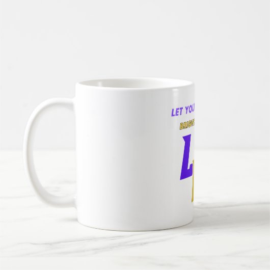 Goldene geometrische Illusionen Kaffeetasse (Links)